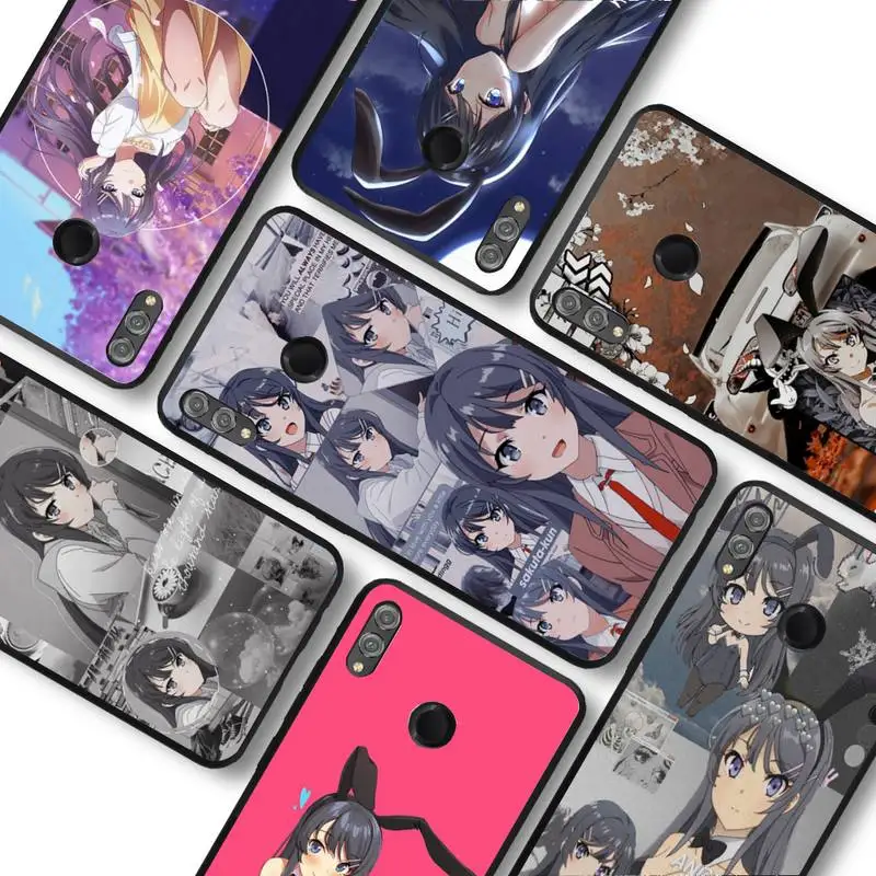 

Anime Mai Sakurajima Girl Phone Case For Huawei honor 10 Lite 10i 20 8x Funda for view 9 lite V30 9x pro Back Coque