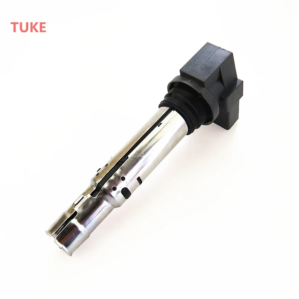 RWSYPL свечи зажигания катушки + Соединительная проводка адаптер для Polo Passat Beetle Tiguan