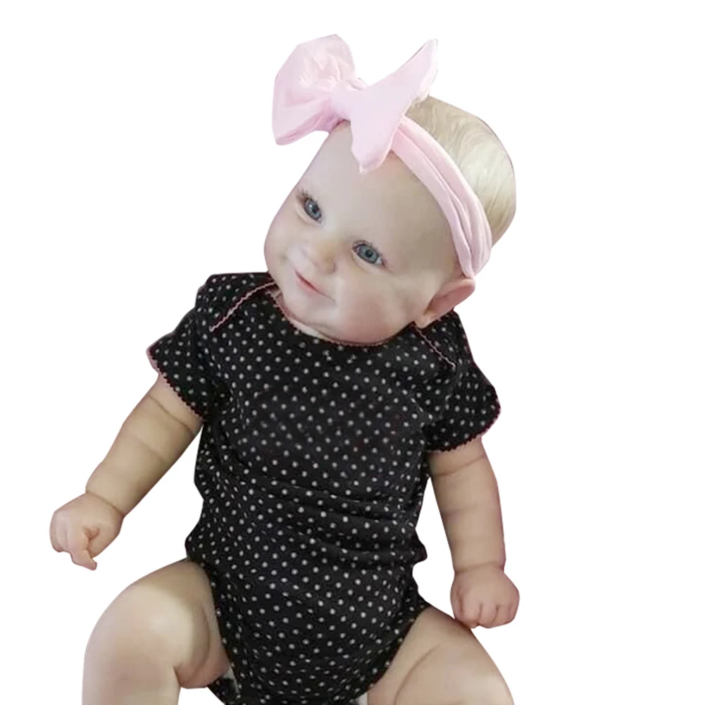 1 шт. силиконовая Реалистичная мягкая кукла младенец с волосами ручной росписи| |