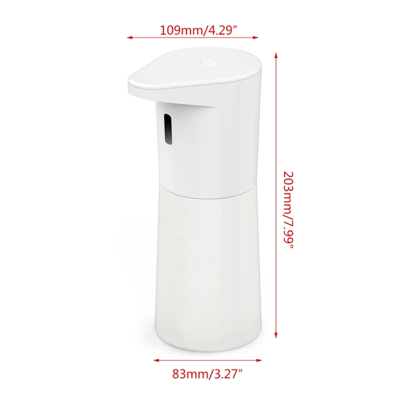 

500ML Automatic Soap Dispenser Touchless Auto Hand Sanitizer Liquid Sprayer Waterproof Infrared Motion Battery Operated