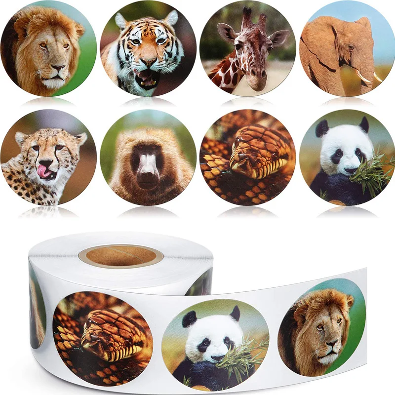 

Stickers for Kids 500pcs Teacher Reward Children Kindergarten School Encouragement Students Games Toy Animals Stationery Labels