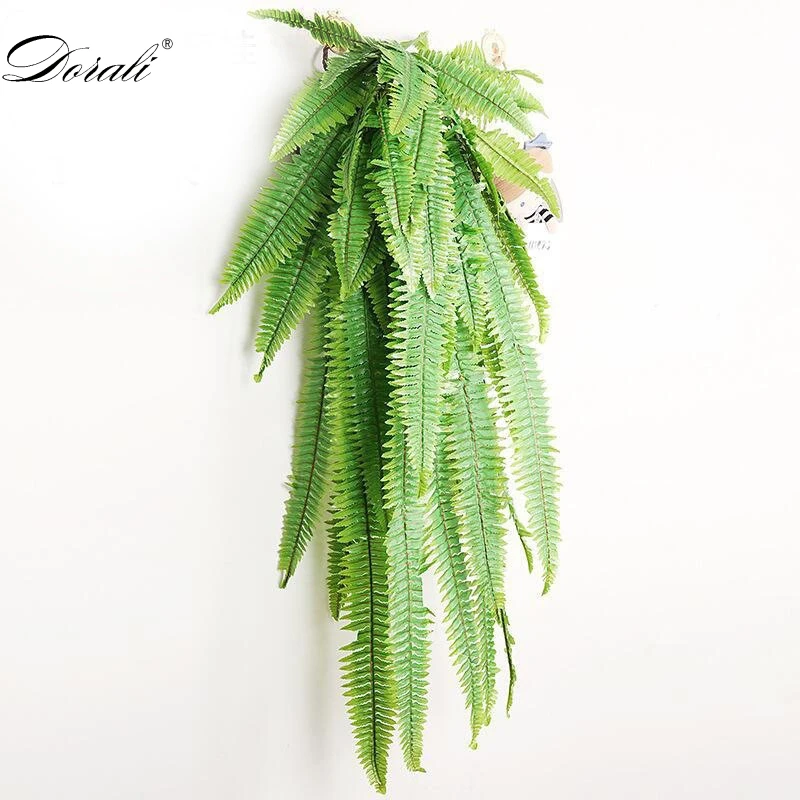 

Подвесные Растения 110 см, искусственная зелень, подвесной папоротник, трава, зеленое настенное растение, шелковое искусственное растение, Б...