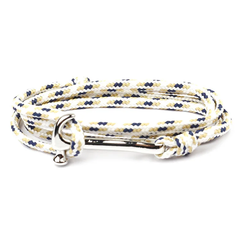 Новинка 2020 браслеты с идентификацией головы молотка модные плетеные ручной