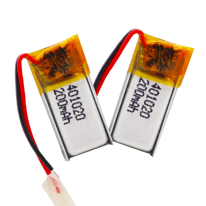 3 7 v 200mah 401020 литий-полимерный аккумулятор для игрушечных автомобилей Bluetooth