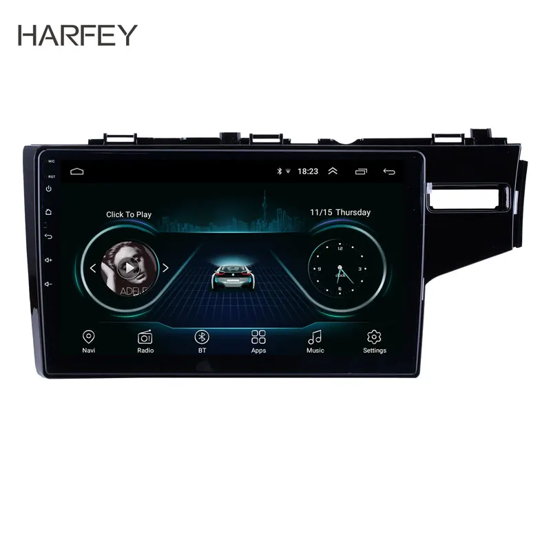 Harfey Android 9 1 10 &quotАвтомобильный Wifi Bluetooth 3G Автомобильный мультимедийный плеер 2din GPS