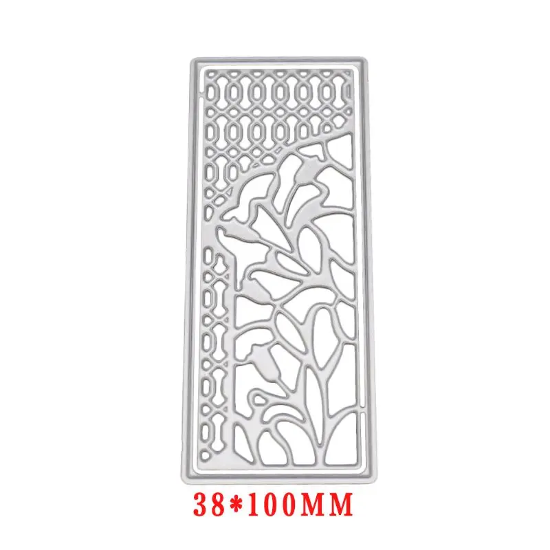 Цветочный фон металлические режущие штампы Трафаретный Скрапбукинг DIY штамп для