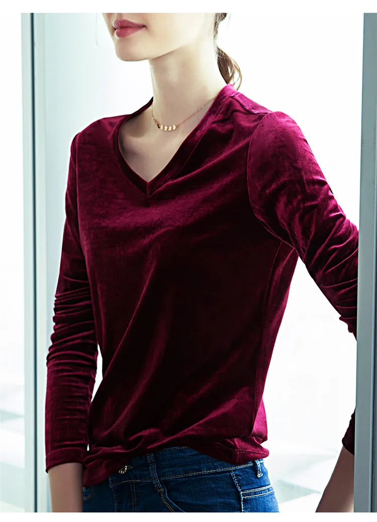 Женская осенняя и зимняя офисная велюровая блузка blusas Элегантная Повседневная Блузка Топы Плюс Размер бархатные рубашки 5XL 6XL 7XL