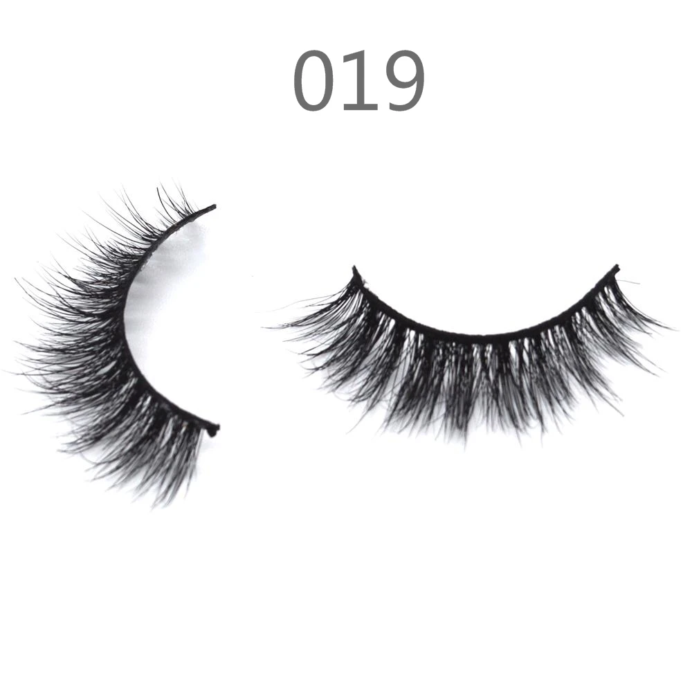 1 пара 3D норковые ресницы пушистые драматические макияж Wispy натуральные длинные