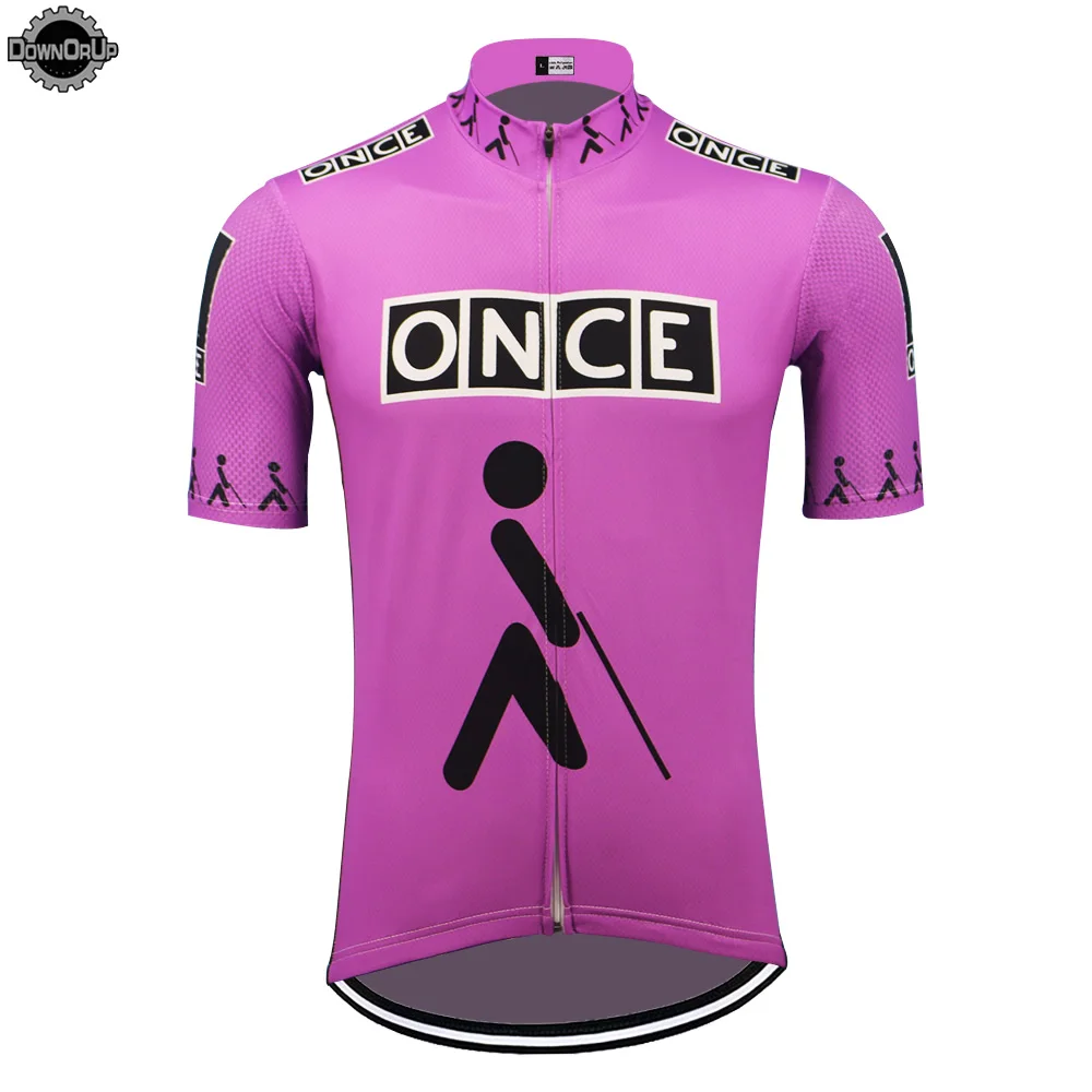 

Веломайка ONCEcycling Мужская, Джерси с коротким рукавом для езды на велосипеде