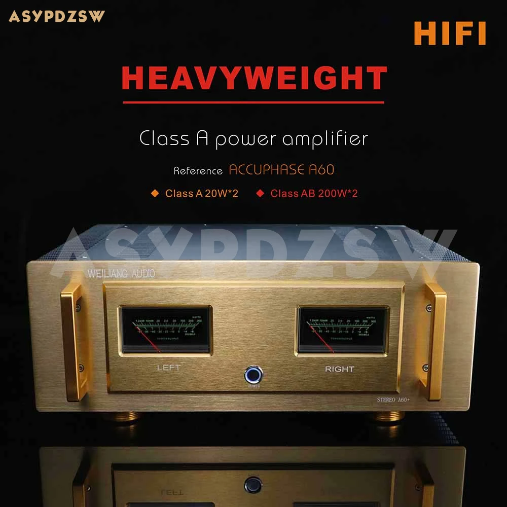 Усилитель мощности Hi Fi A60 + Pure class A accuphase сила тока 2SA 200/2SC5200 20 Вт * 2 класс AB