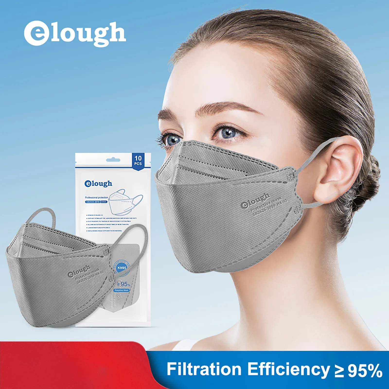 10/20 шт. маска fpp2 одобренная ffp2mask 4d Корейская черная респираторная kn95 маски для