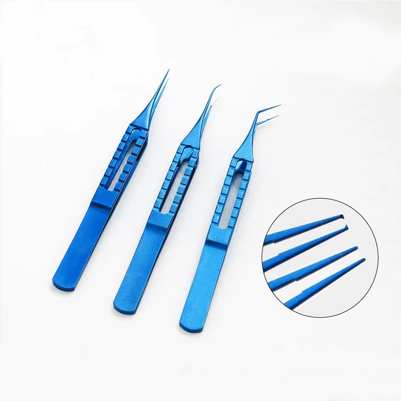 11 5 см тонких волос пересадки Пинцет двойное веко пластиковый пинцет