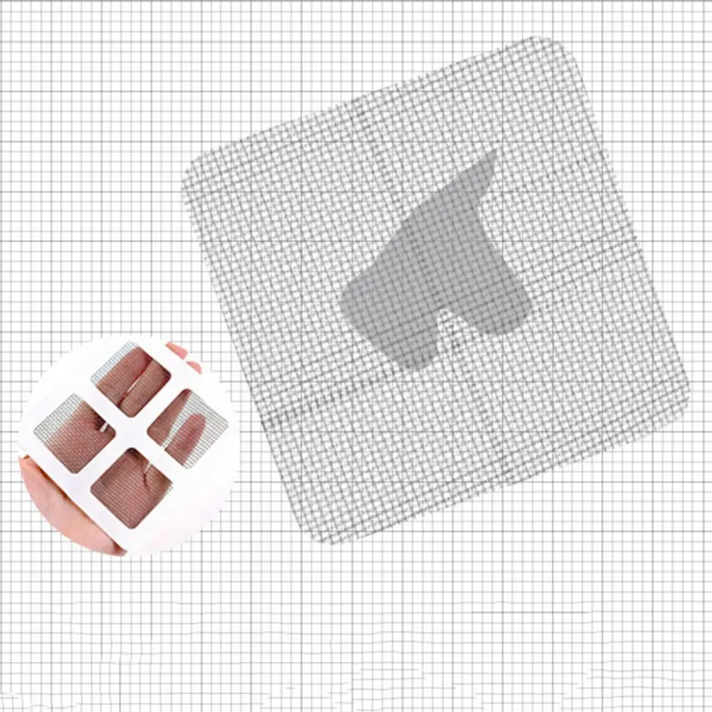 Противомоскитная сетка для окон и дверей от насекомых ремонтная нашивка-лента