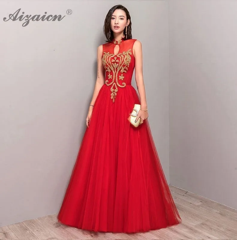 Роскошное китайское вечернее платье длинное Cheongsam зеленое свадебное Qipao Восточный Стиль Вечерние платья Восточно-китайское платье Qi Pao