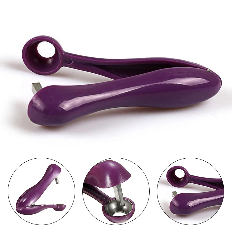

New Cherry Pitter Plastic Fruits Tools Fast Remove Cherry Core Seed Remover Enucleate Keep Complete Kitchen Gadgets Accessories