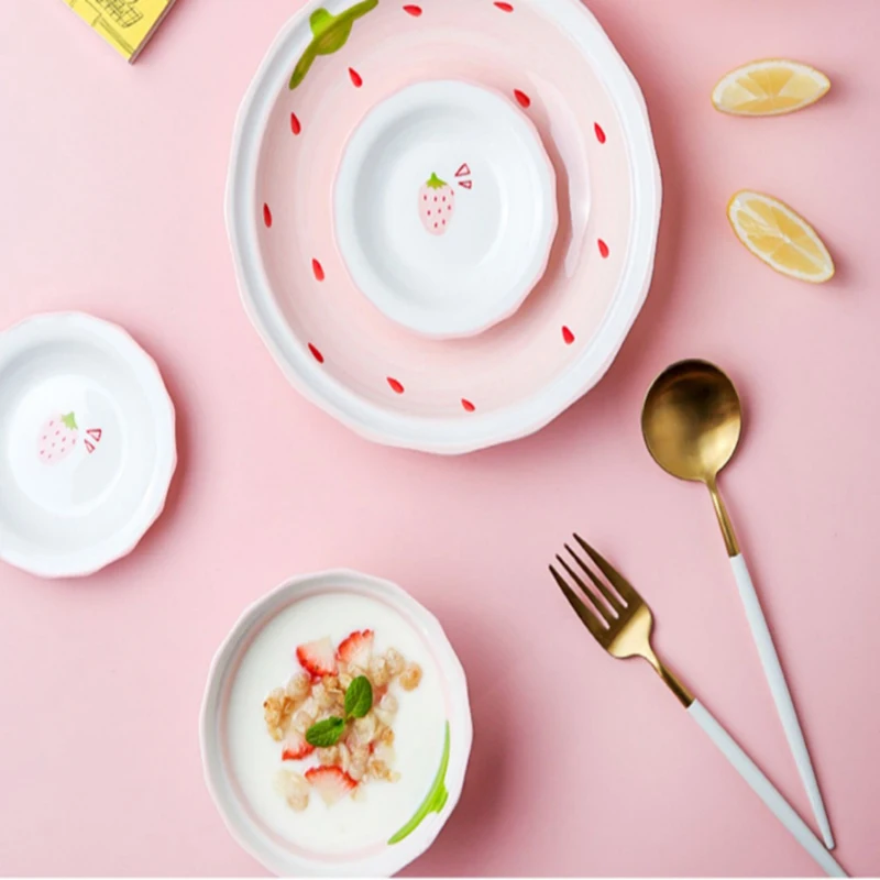 Прекрасная керамика и фарфоровое блюдо похожая девушка Сердце рисовая чаша