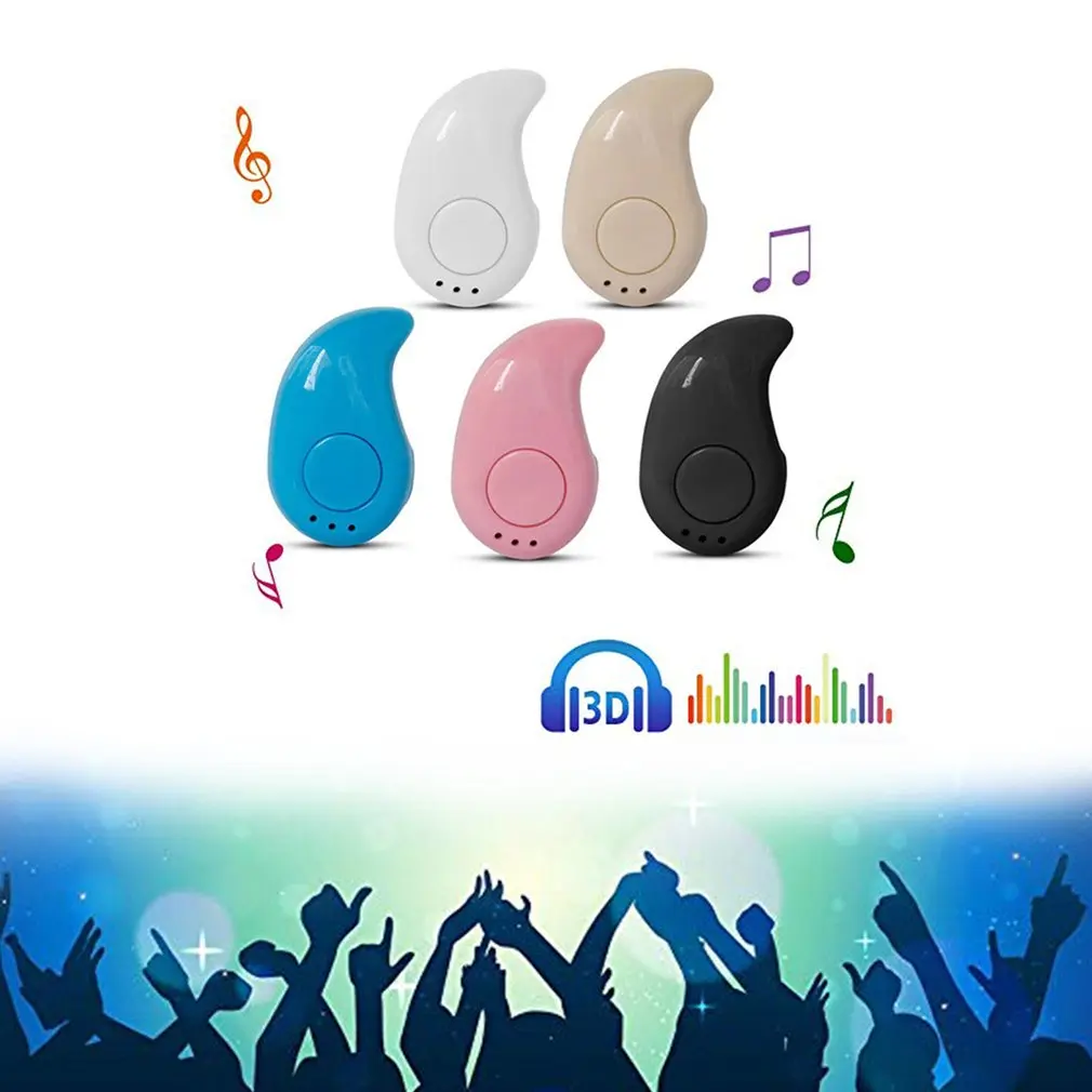 Беспроводные Bluetooth наушники S650 BT 4 1 спортивные вкладыши с микрофоном мини