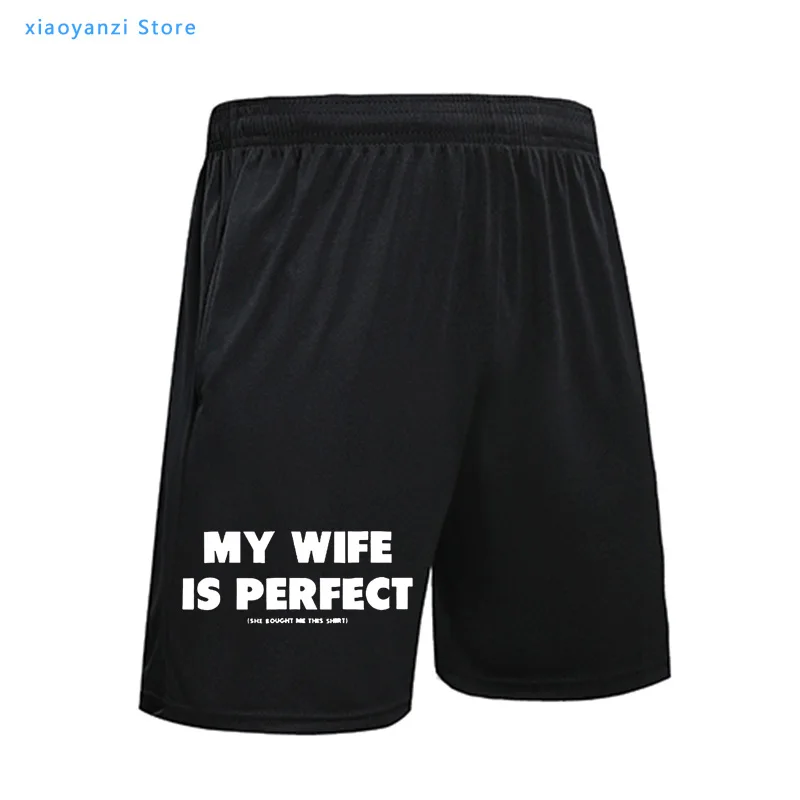 Шорты мужские с принтом Моя жена идеальная на лето 2020|Мужские шорты| |
