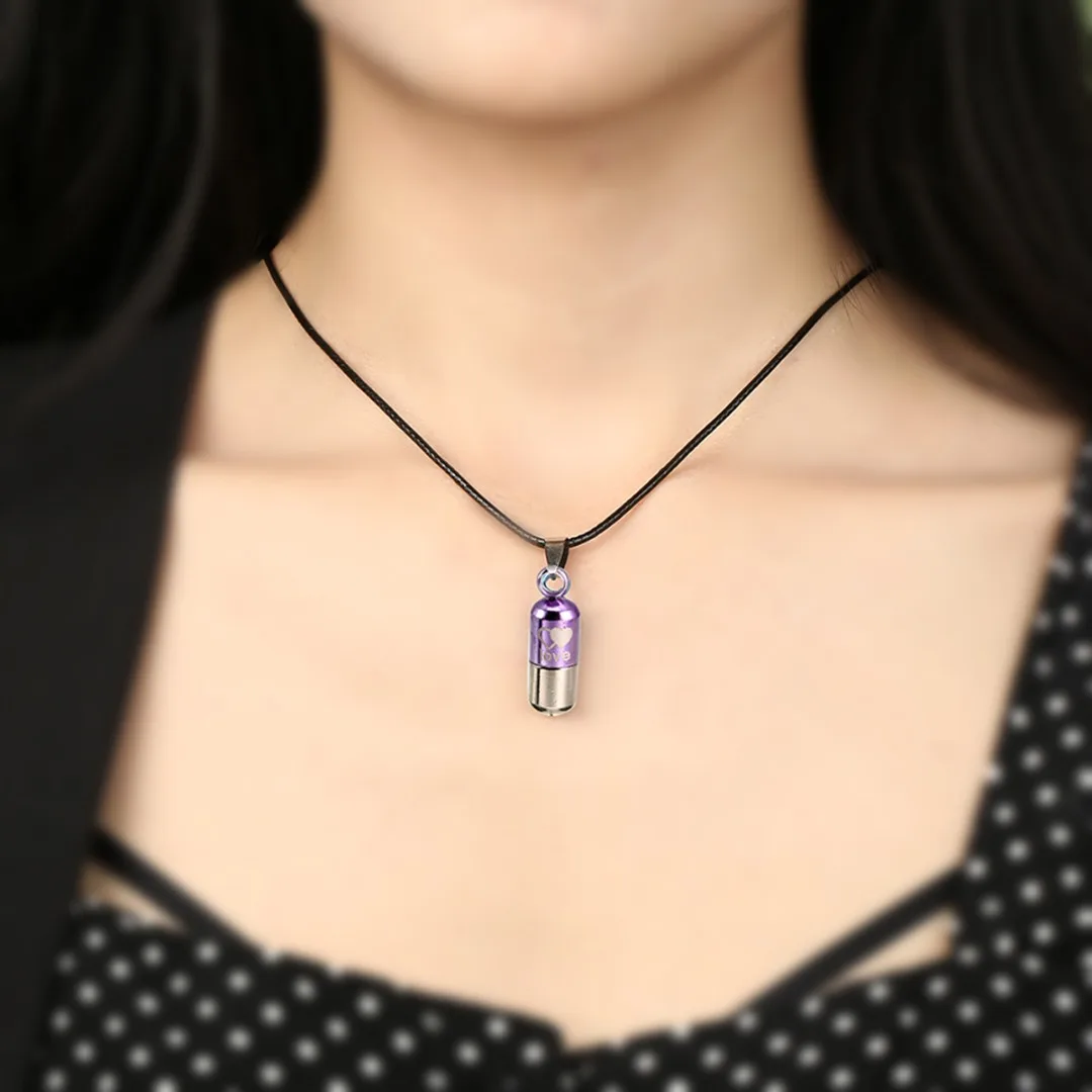 Shellhard пепельница Keepsake Neckalces винтажная металлическая урна Кремация любовь кулон в форме таблетки ожерелье для мужчин женщин ювелирные изделия