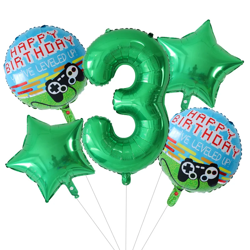 Игровой контроллер для видеоигр воздушный шар из алюминиевой фольги украшение