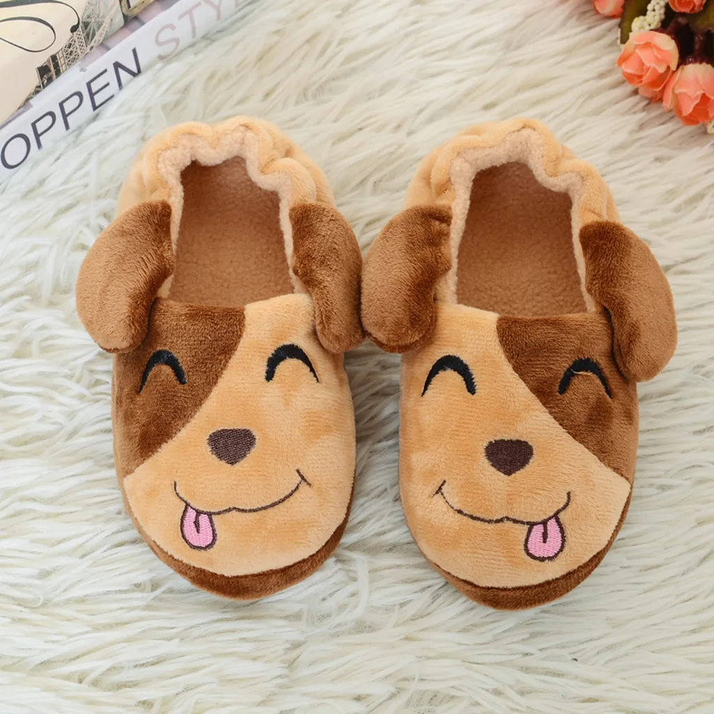 Детская утепленная домашняя обувь детская хлопковая детские домашние тапочки