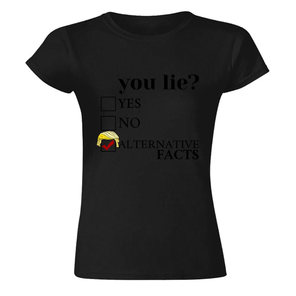 Вы можете лежать альтернативные факты футболка натуральный подарок за Размеры