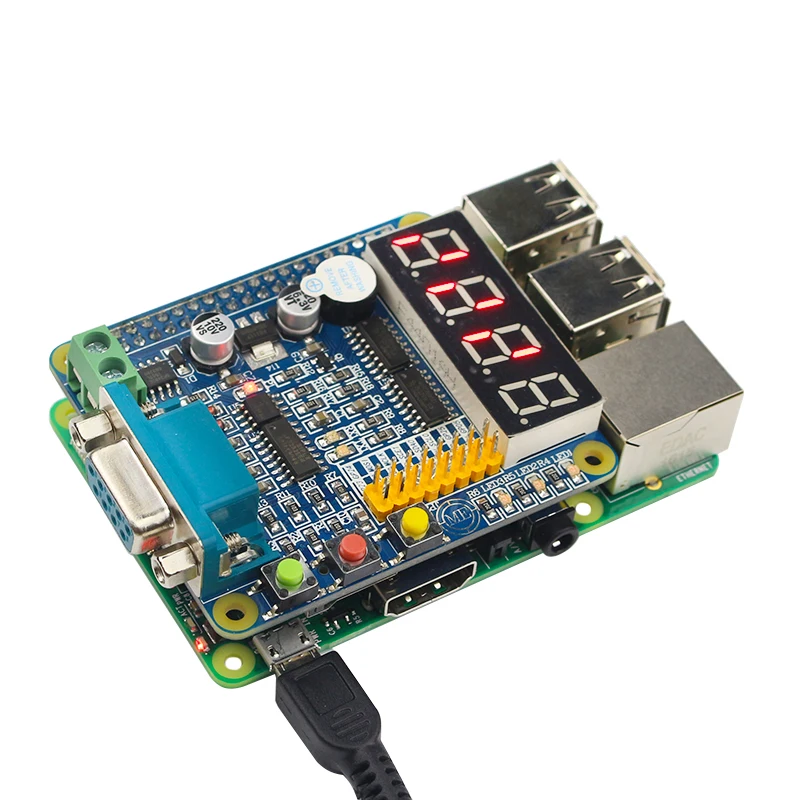 Многофункциональная Плата расширения Raspberry Pi GPIO светодиодный модуль Nixie Tube 485 232