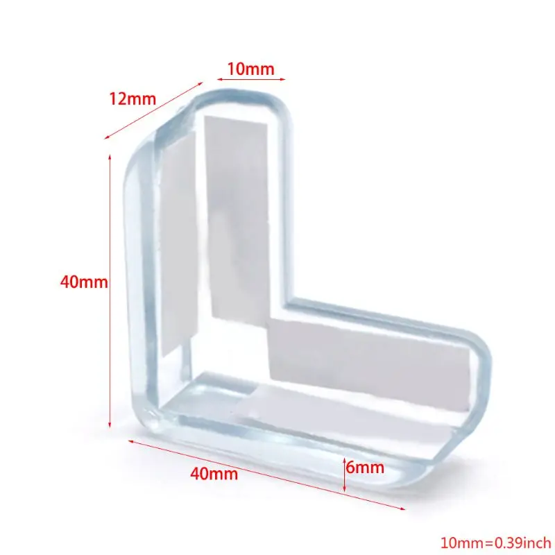 

20 pcs Table table Corner protector Edge Baby safety buffer Protective caps Impact Protection for Child