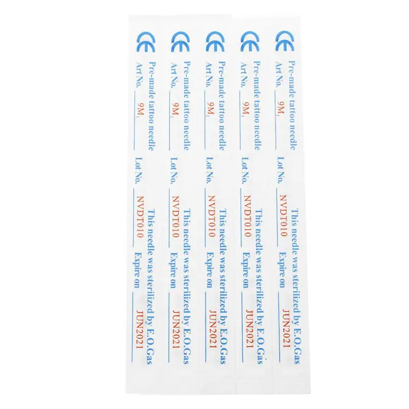 50 Pcs 9m1 Single Stack num Sterilized Tattoo Needles OTW-50-9M1 | Красота и здоровье