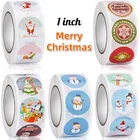 500 шт., декоративные наклейки Снеговик