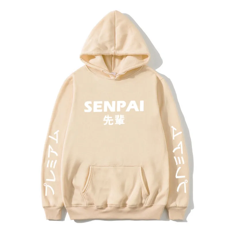 Новые зимние аниме Senpai дизайнерские флисовые мужские толстовки с капюшоном и