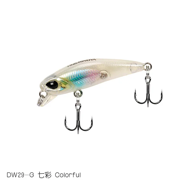 TSURINOYA DW29 мини приманка гольян 42 мм 2,8 г рыболовные жесткие приманки с подвижными стальными шариками Реалистичные 3D рыбные глаза - Цвет: DW29 G