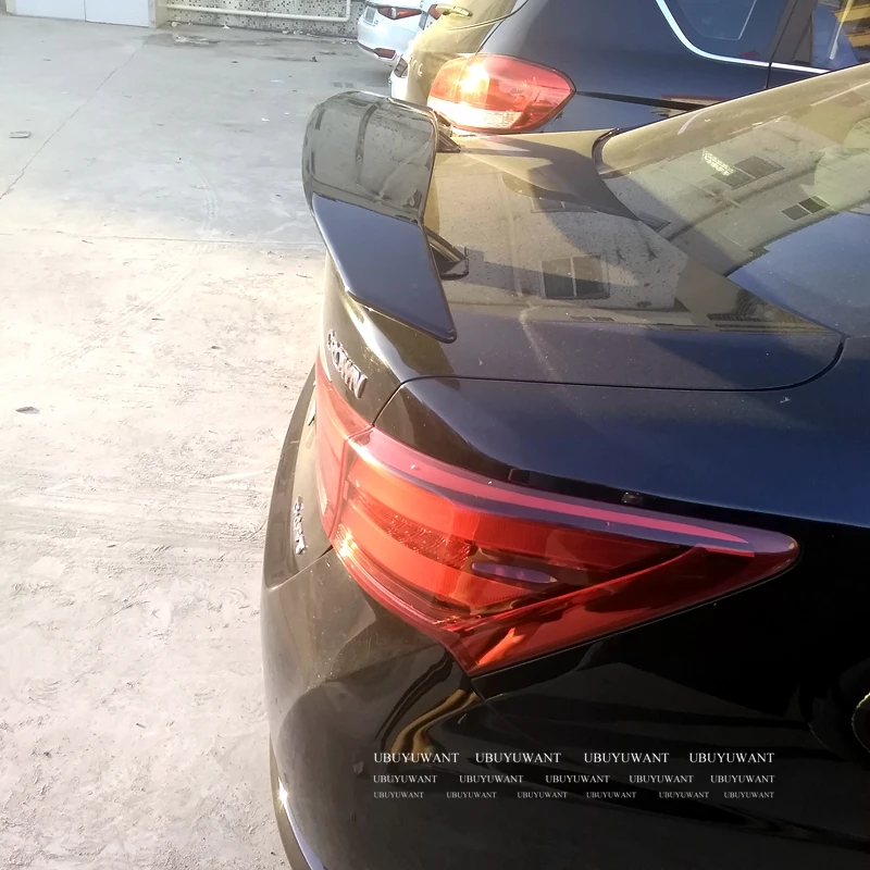 Универсальный автомобильный спойлер из АБС пластика и углеродного волокна для