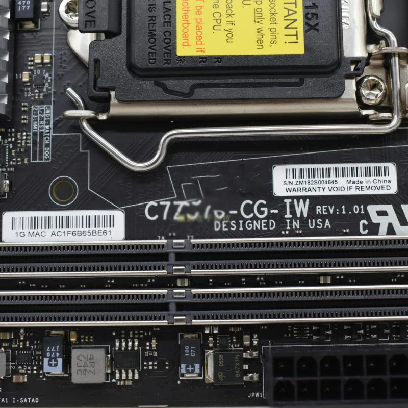 Günstig Desktop-Motherboard Für Supermicro C7Z370-CG-IW 1151 Z370 M.2 WIFI Perfekte Test, Gute Qualität