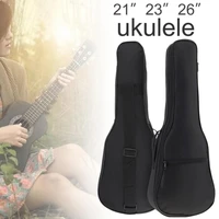 ukulele bags 21 23 26 inch black portable ukulele bag soft case gig cotton waterproof bag oxford fabric ukulele bag