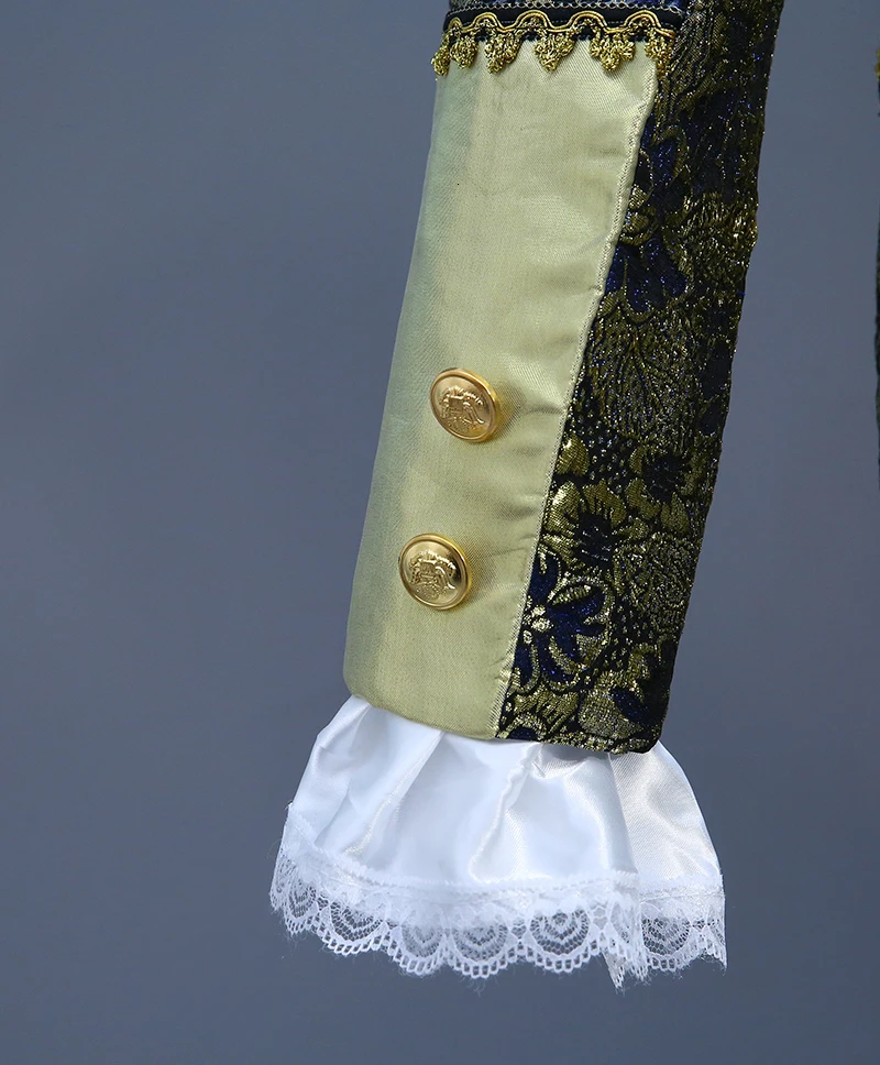 Европейский готический стиль дворца темно синий костюм фиолетовый для мужчин