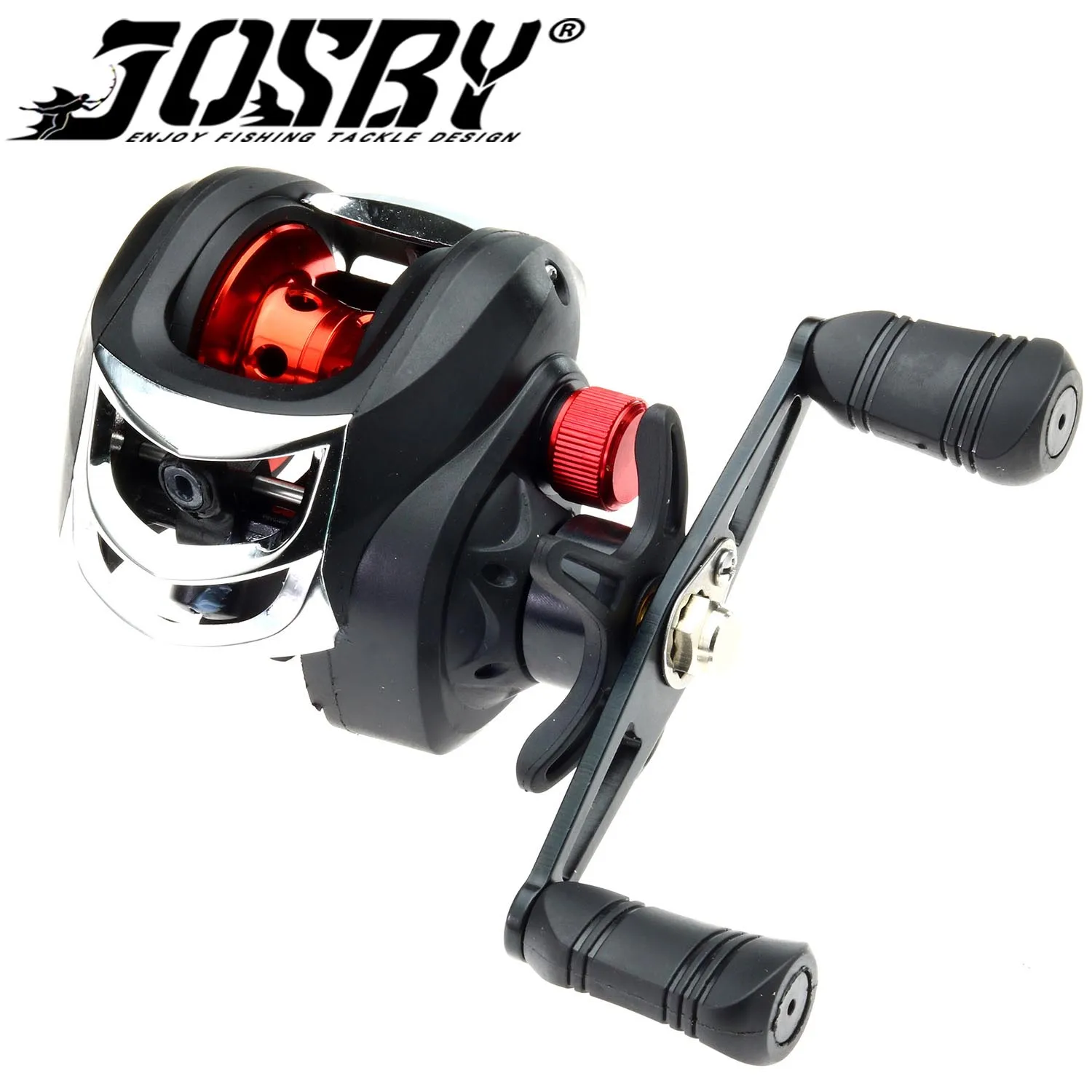 

JOSBY Best Baitcasting Reel AK200 7.2:1High Speed Saltwater Freshwater Fishing Wheel 8KG Max Drag Reinforced Carp