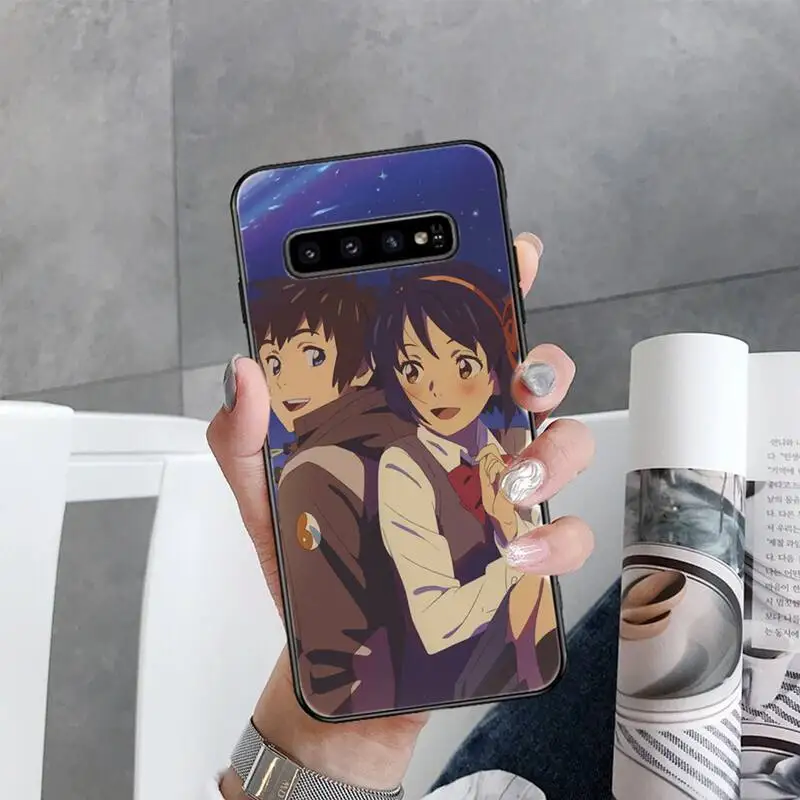 

Japanese Anime Your Name Kimi no Na wa Phone Case For Samsung Galaxy S5 S6 S7 S8 S9 S10 S10e S20 edge plus lite