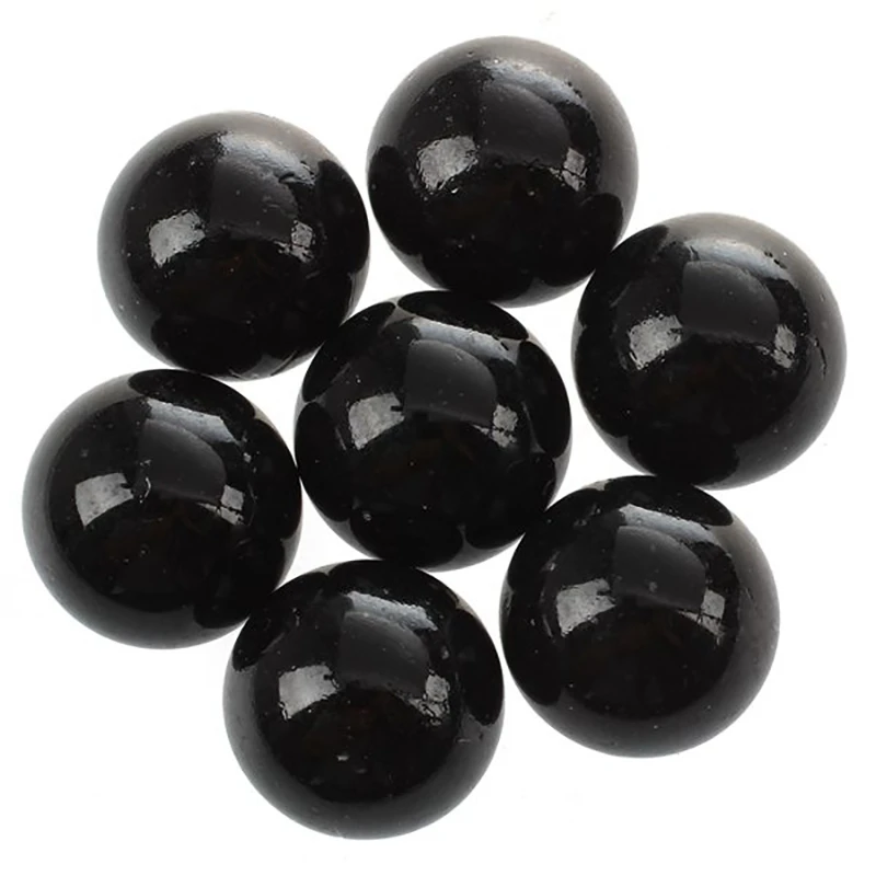 

20 Pcs Marbles 16mm Glass Marbles Knicker Glass Balls Decoration Color Nuggets Toy Black and White