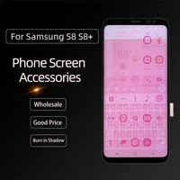 Screen For Samsung Galaxy LCD Super Burn With Frame G950F G950U Touch Display Plus G955F G955U Touch Screen Assembly