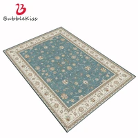 bubble kiss vintage flowers carpet for living room european blue floral blue ethnic style rugs home decor bedroom floor rugs