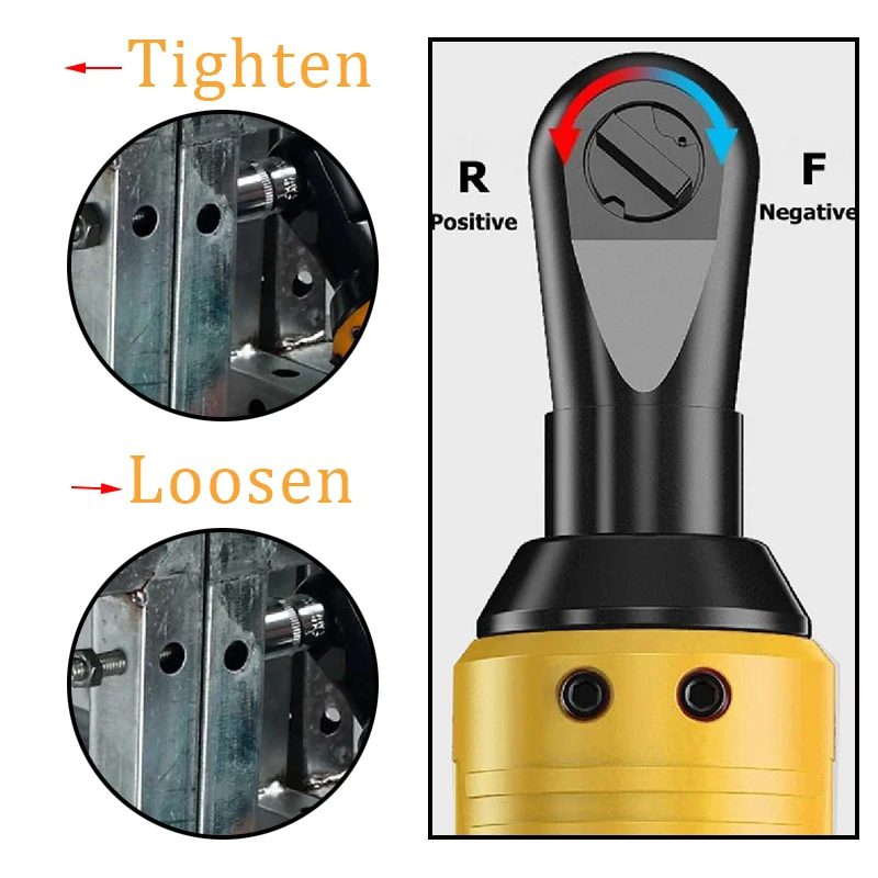 

65N.m 12V/18V Screwdriver Wrench Electric Wrench Ratchet Wrench Angle Drill Screwdriver to Removal Screw Nut Car Hand Tool Set