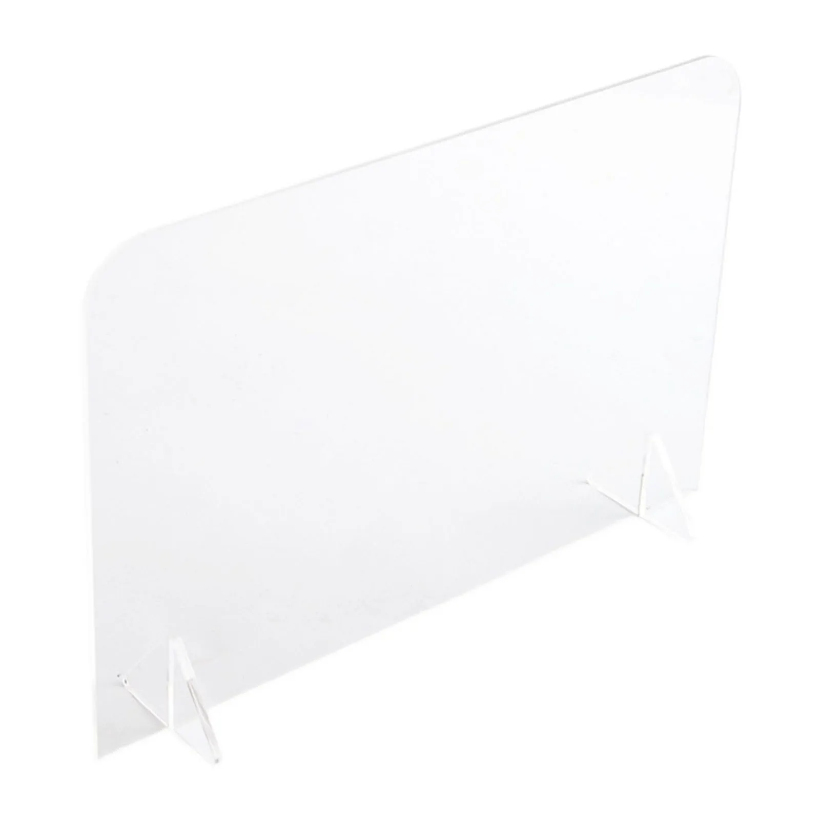 

Acrylic Note Board with Base Stand Transparent Durable Lightweight Long Lasting Reusable for Home School Office FBS889