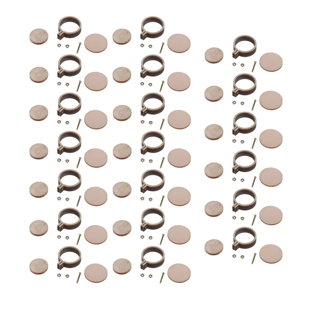 Пяльцы для вышивания деревянные круглые взрослых новичков 3x2 5 см 20 шт. - купить по