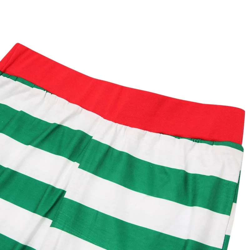 Новая Одинаковая одежда для всей семьи Рождественская Пижама с дизайном олень