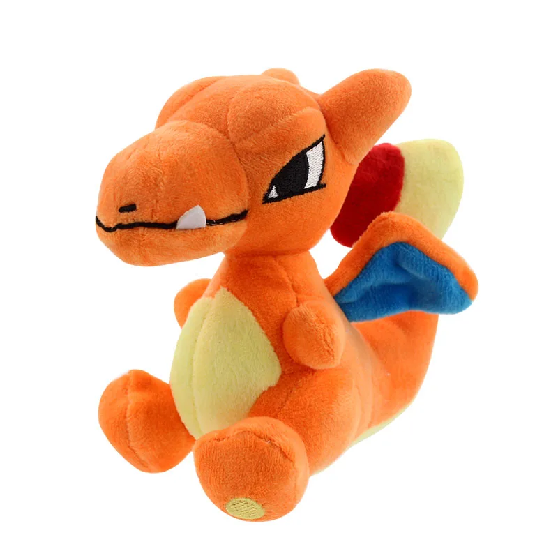 15cm Charizard 12-20 см аниме утопленные Zubat белки Psyduck Togepi Poliwag Magikarp Ekans Pangoro Lugia погремушки Плюшевые игрушки куклы Подарки для детей - Цвет: 15cm Charizard