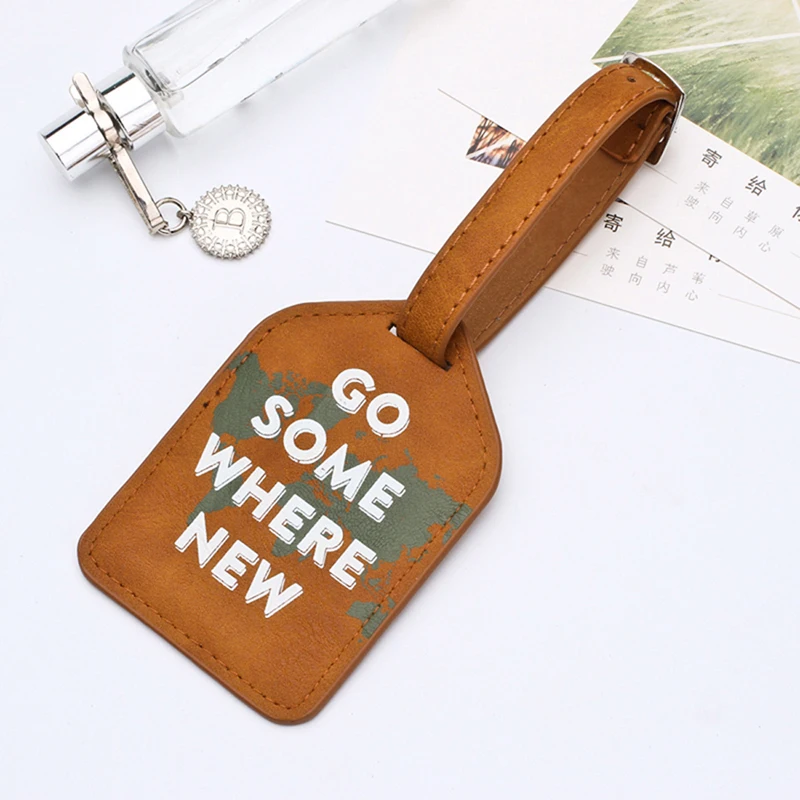 Кожаный Чемодан Zoukane ярлык для багажа Сумка с подвеской Портативная сумка