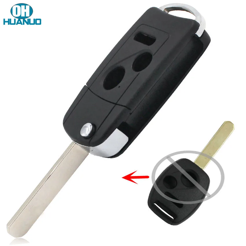 2 + 1/3 кнопочный чехол с откидной крышкой обновленный для Honda ACCORD CIVIC JAZZ HRV CRV