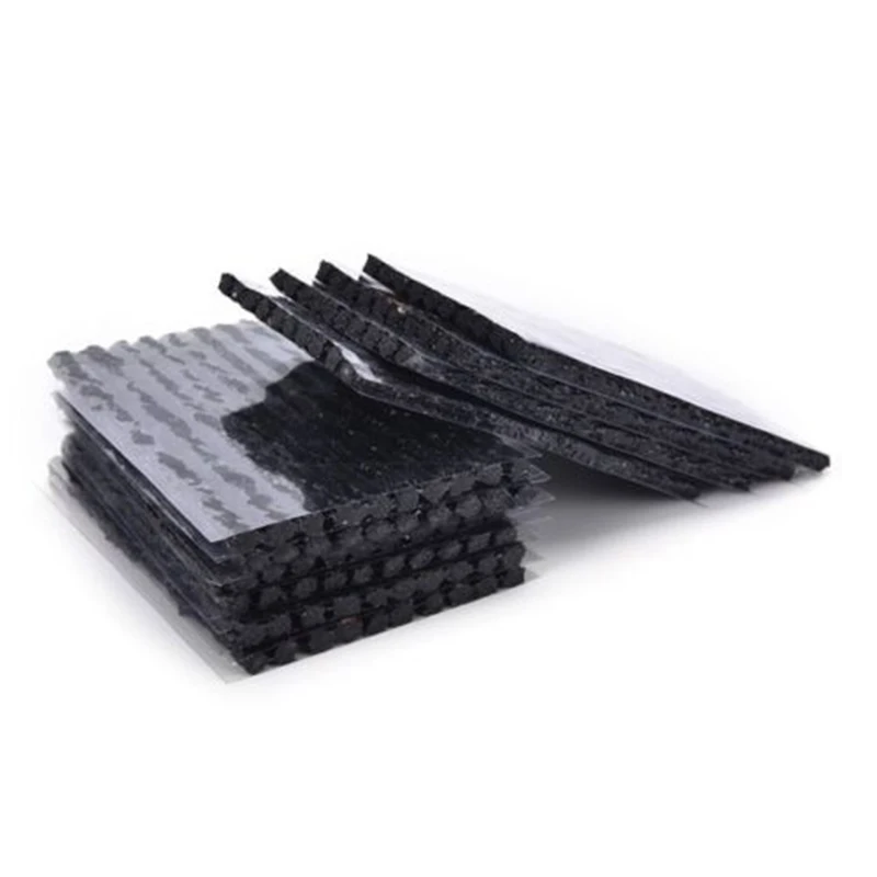 

Tire Car Tyre Seal Strip 50Pcs Rubber Black Motorcycle Tubeless Repair