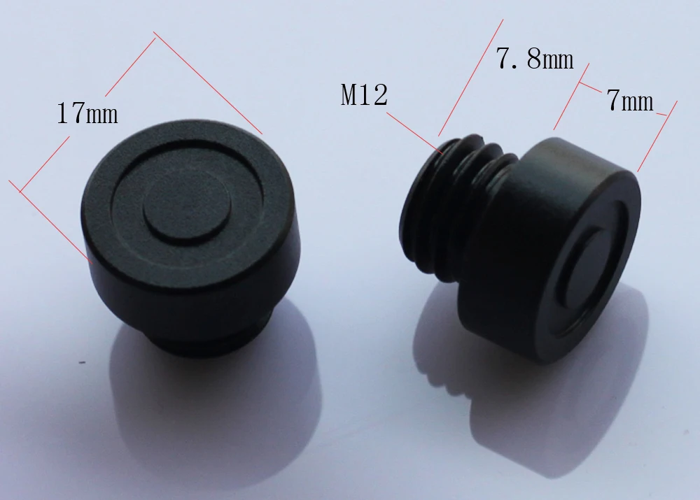 

10 шт. M12 Защитная крышка на конце стержня, пробка, винты для 15 мм поддержки стержня, Риг DSLR, рельсовый зажим, штатив, камера